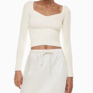 Wilfred Aritzia Tuscany square neck knit xs